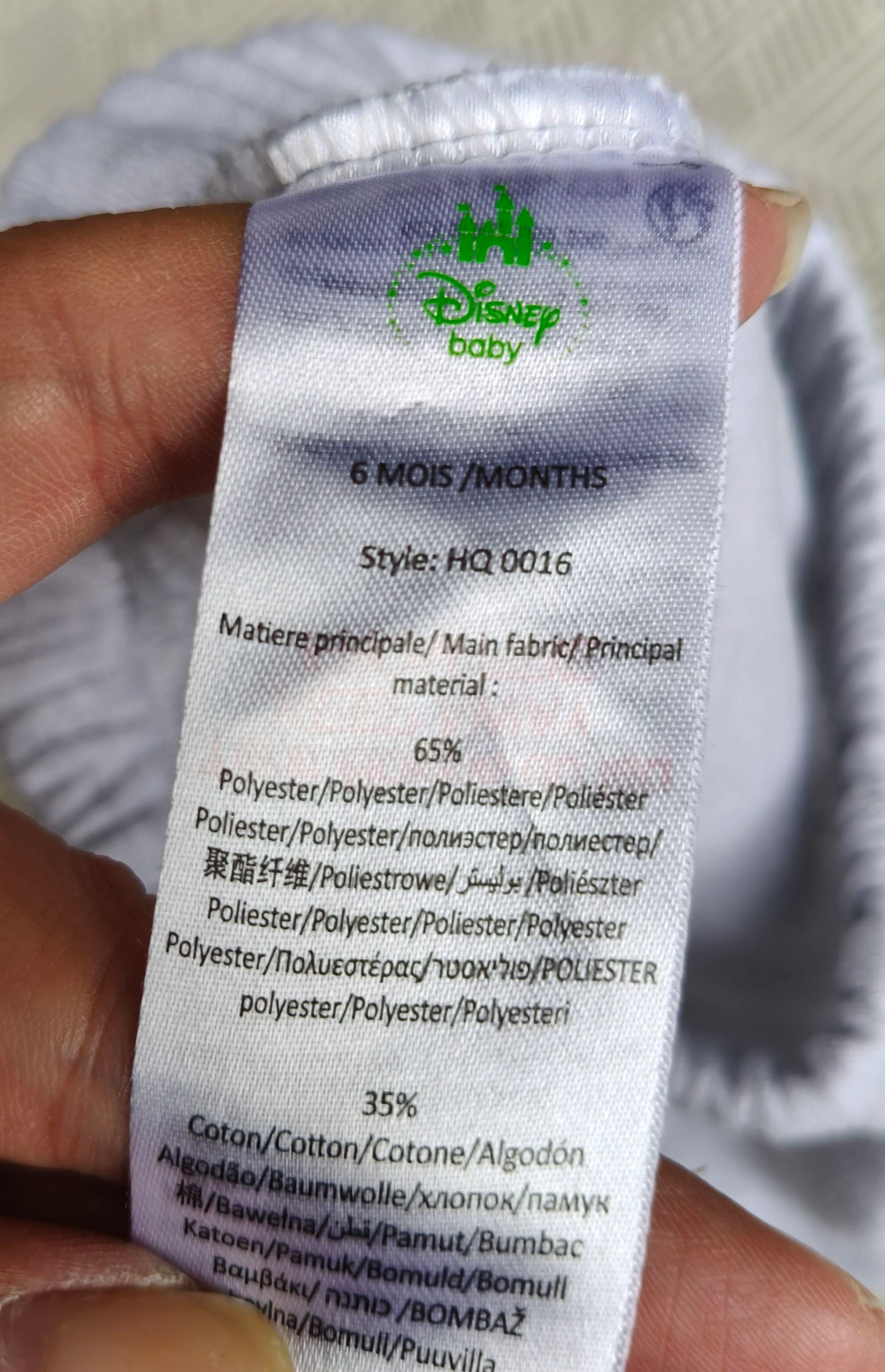 Pantalón cálido unisexe Disney gris Mickey 6 meses – photo 4